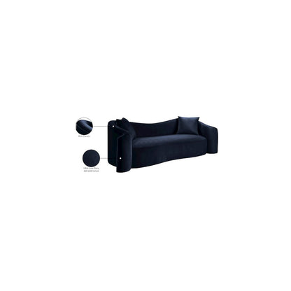 Destin Navy Velvet Sofa