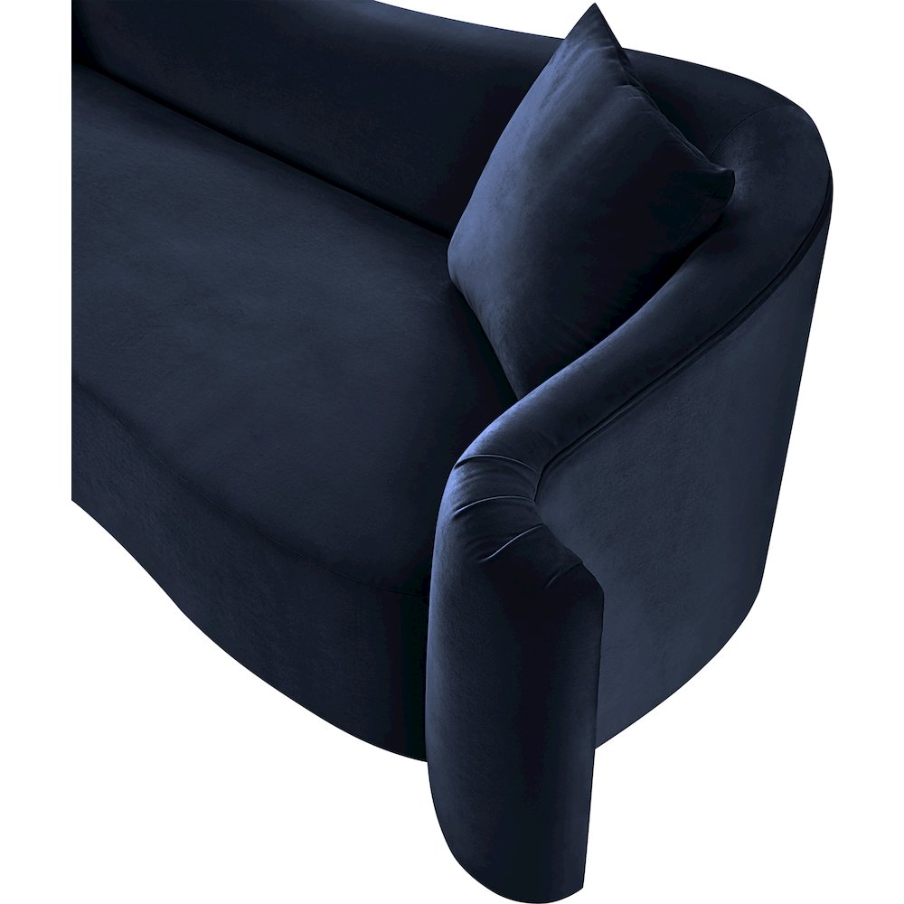 Destin Navy Velvet Sofa