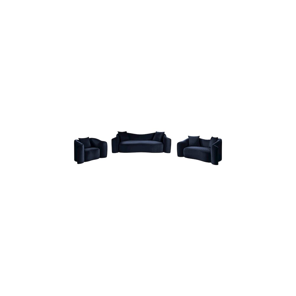 Destin Navy Velvet Sofa