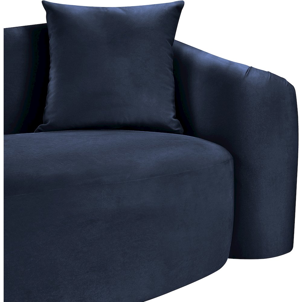 Destin Navy Velvet Sofa