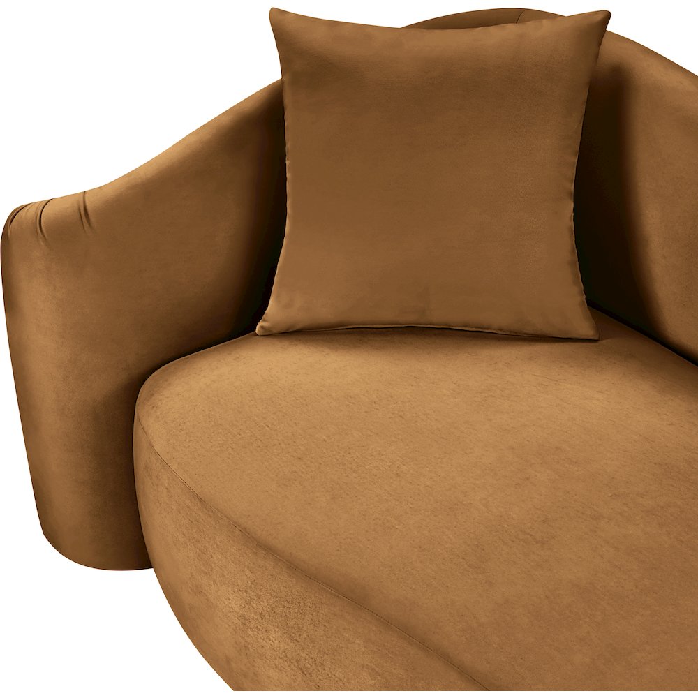 Destin Saddle Velvet Loveseat