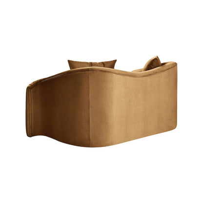 Destin Saddle Velvet Loveseat
