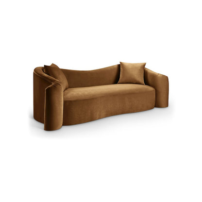 Destin Saddle Velvet Sofa