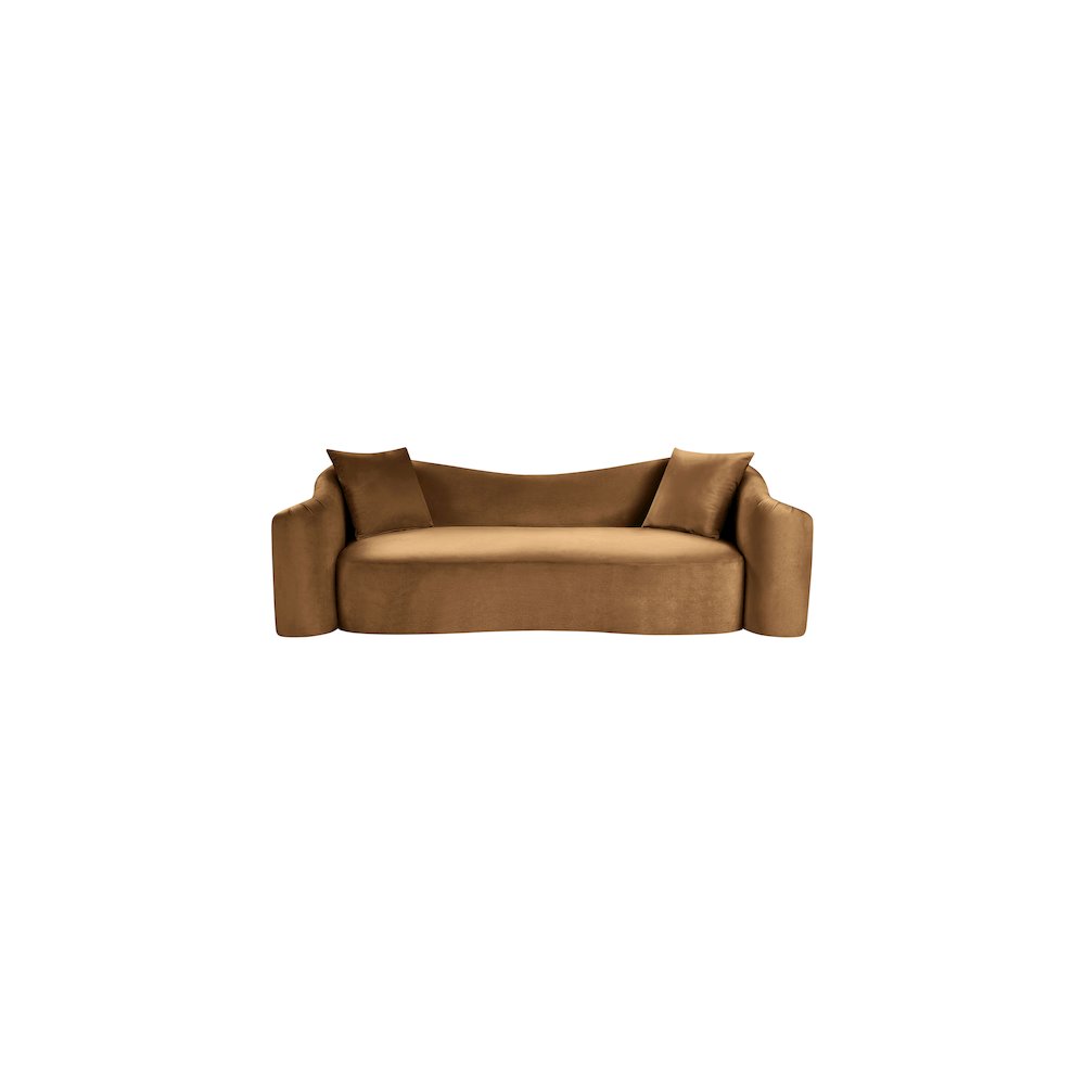 Destin Saddle Velvet Sofa