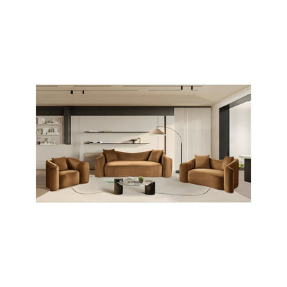 Destin Saddle Velvet Sofa