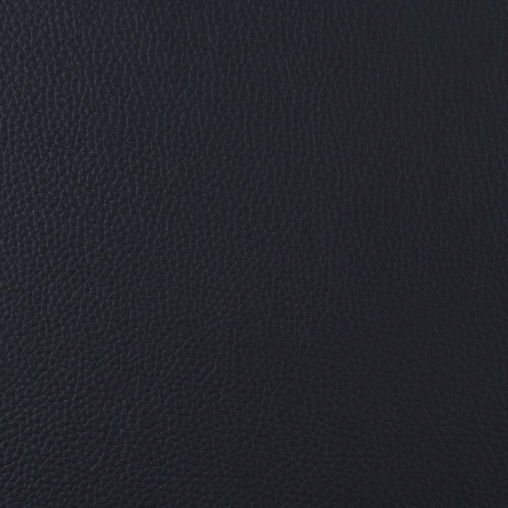 Relax 77.75" Black Vegan Leather Upholstered Sofa
