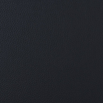 Relax 77.75" Black Vegan Leather Upholstered Sofa