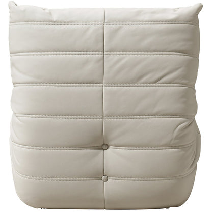 Relax Cream Vegan Leather Upholstered Chair
