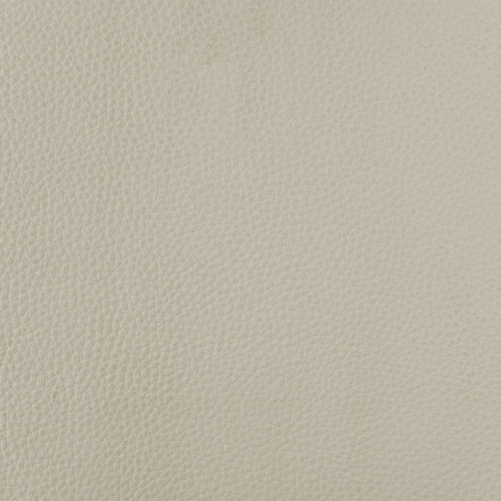 Relax 77.75" Cream Vegan Leather Upholstered Sofa