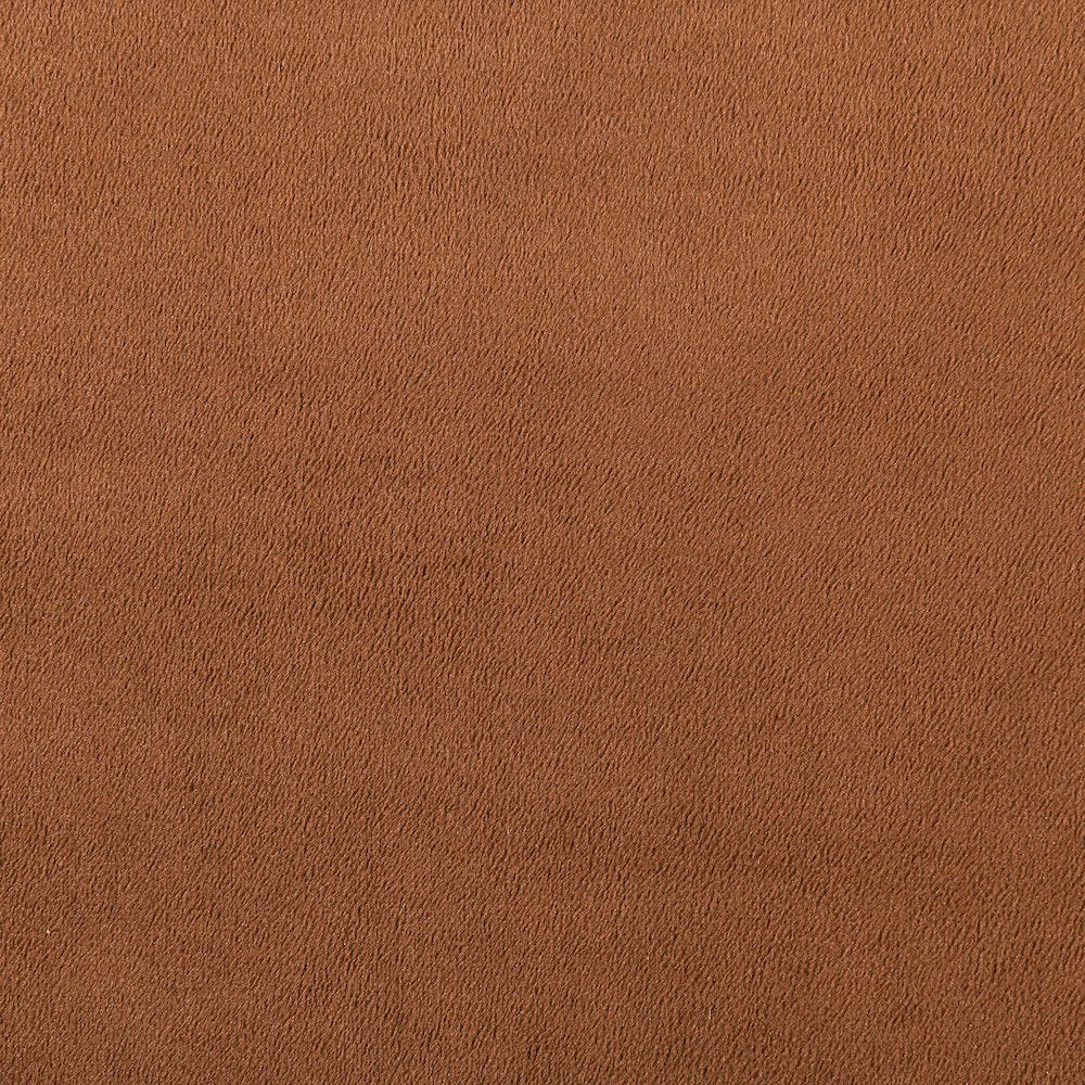 Relax 77.75" Cognac Velvet Upholstered Sofa