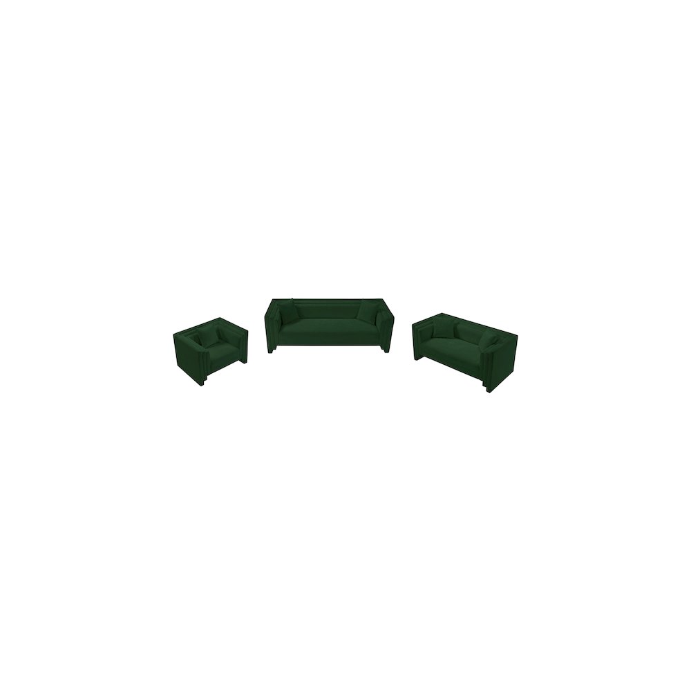 Everett Green Chenille Fabric Loveseat