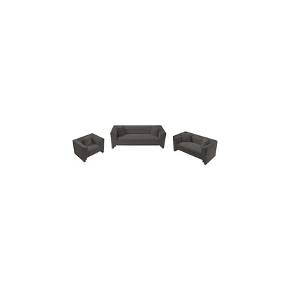 Everett Grey Chenille Fabric Sofa