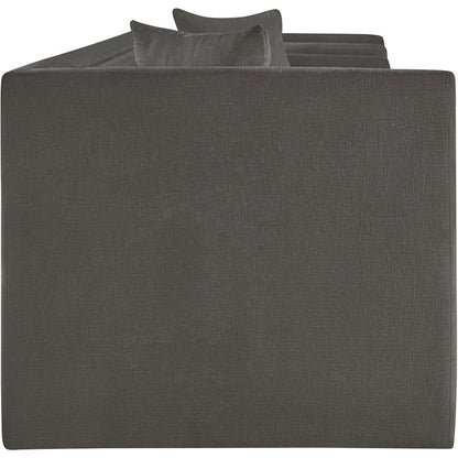 Everett Grey Chenille Fabric Sofa