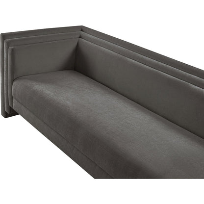 Everett Grey Chenille Fabric Sofa