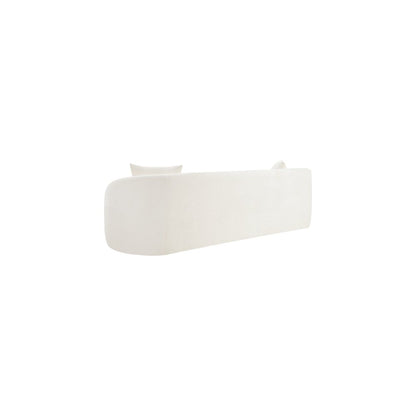Penelope Cream Chenille Fabric Sofa