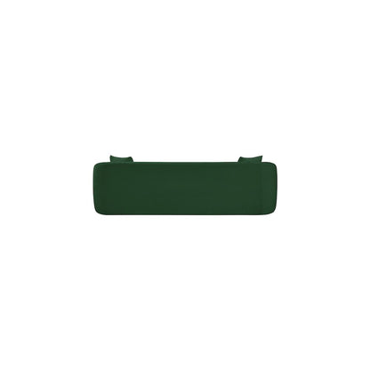 Penelope Green Chenille Fabric Sofa