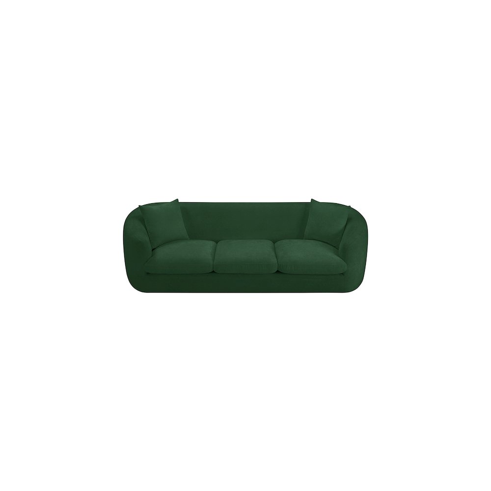 Penelope Green Chenille Fabric Sofa