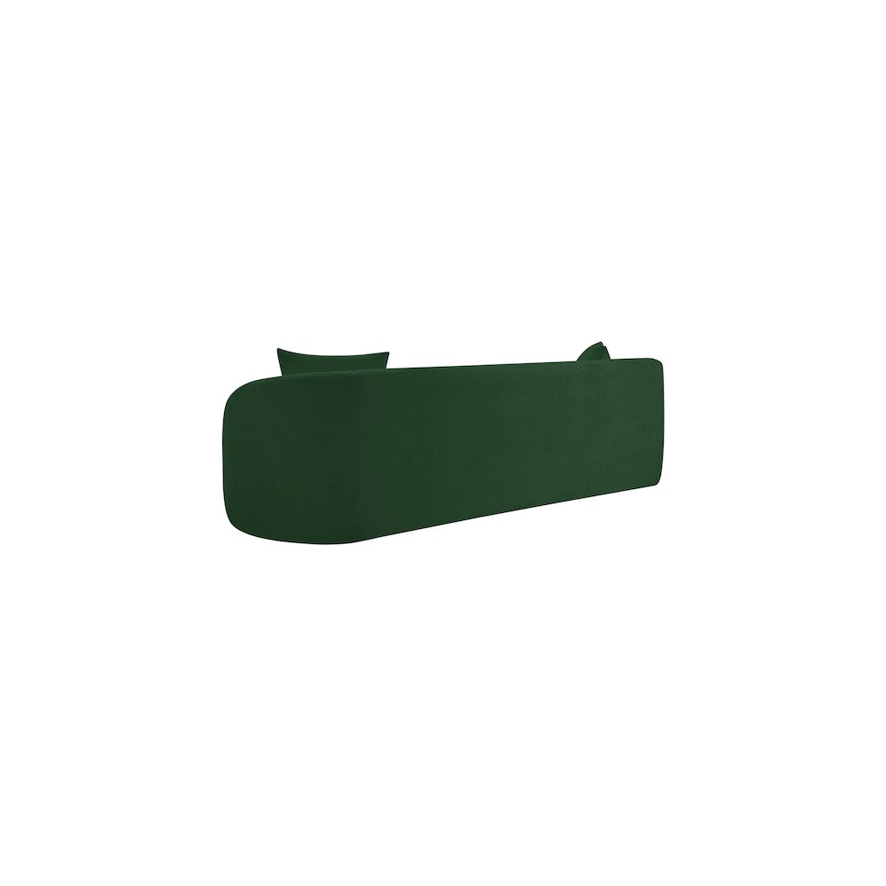 Penelope Green Chenille Fabric Sofa