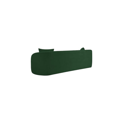 Penelope Green Chenille Fabric Sofa
