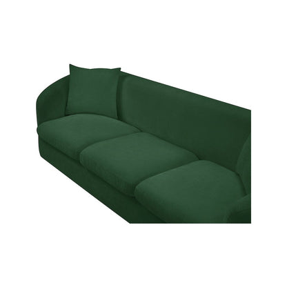 Penelope Green Chenille Fabric Sofa