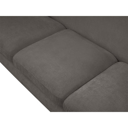 Penelope Grey Chenille Fabric Sofa