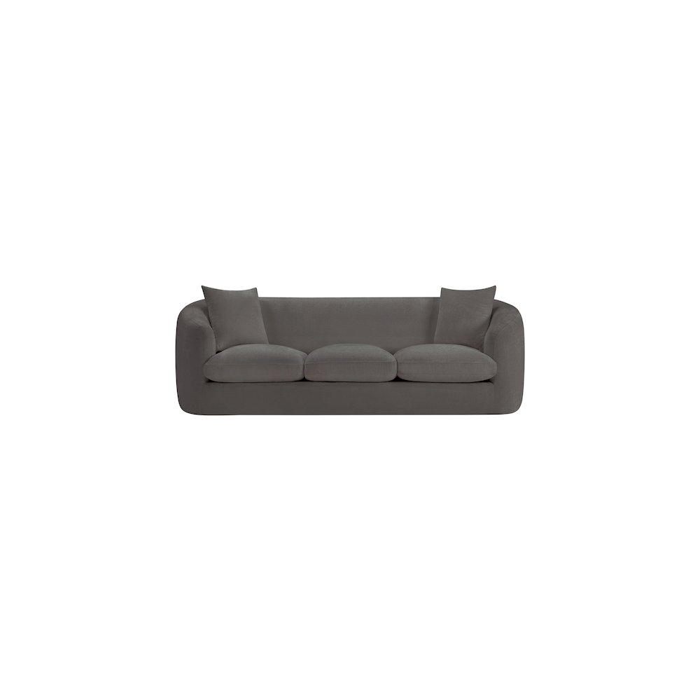 Penelope Grey Chenille Fabric Sofa