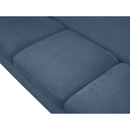 Penelope Light Blue Chenille Fabric Sofa