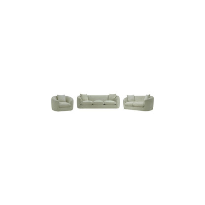 Penelope Mint Chenille Fabric Sofa