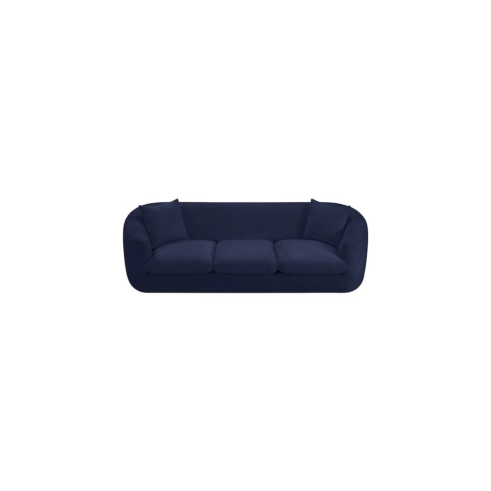 Penelope Navy Chenille Fabric Sofa