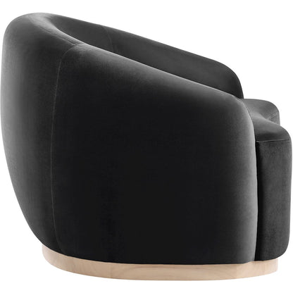 Gustavo Black Velvet Upholstered Chair