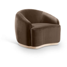 Gustavo Brown Velvet Upholstered Chair