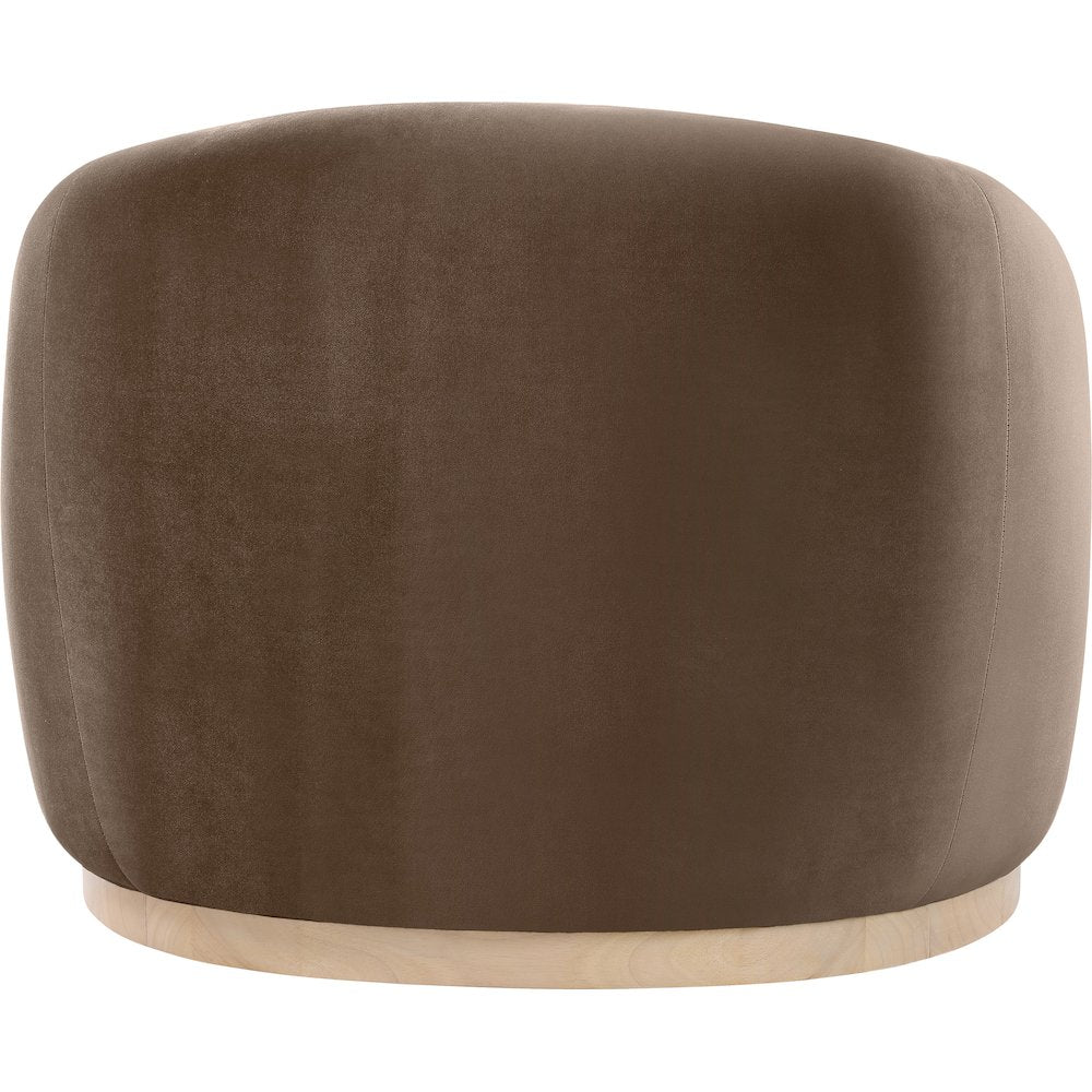 Gustavo Brown Velvet Upholstered Chair