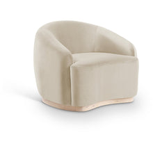 Gustavo Cream Velvet Upholstered Chair
