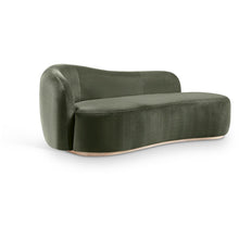 Gustavo Green Velvet Upholstered Chaise