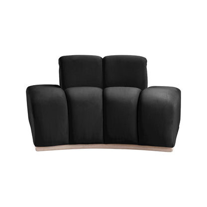 Jace Black Velvet Chair