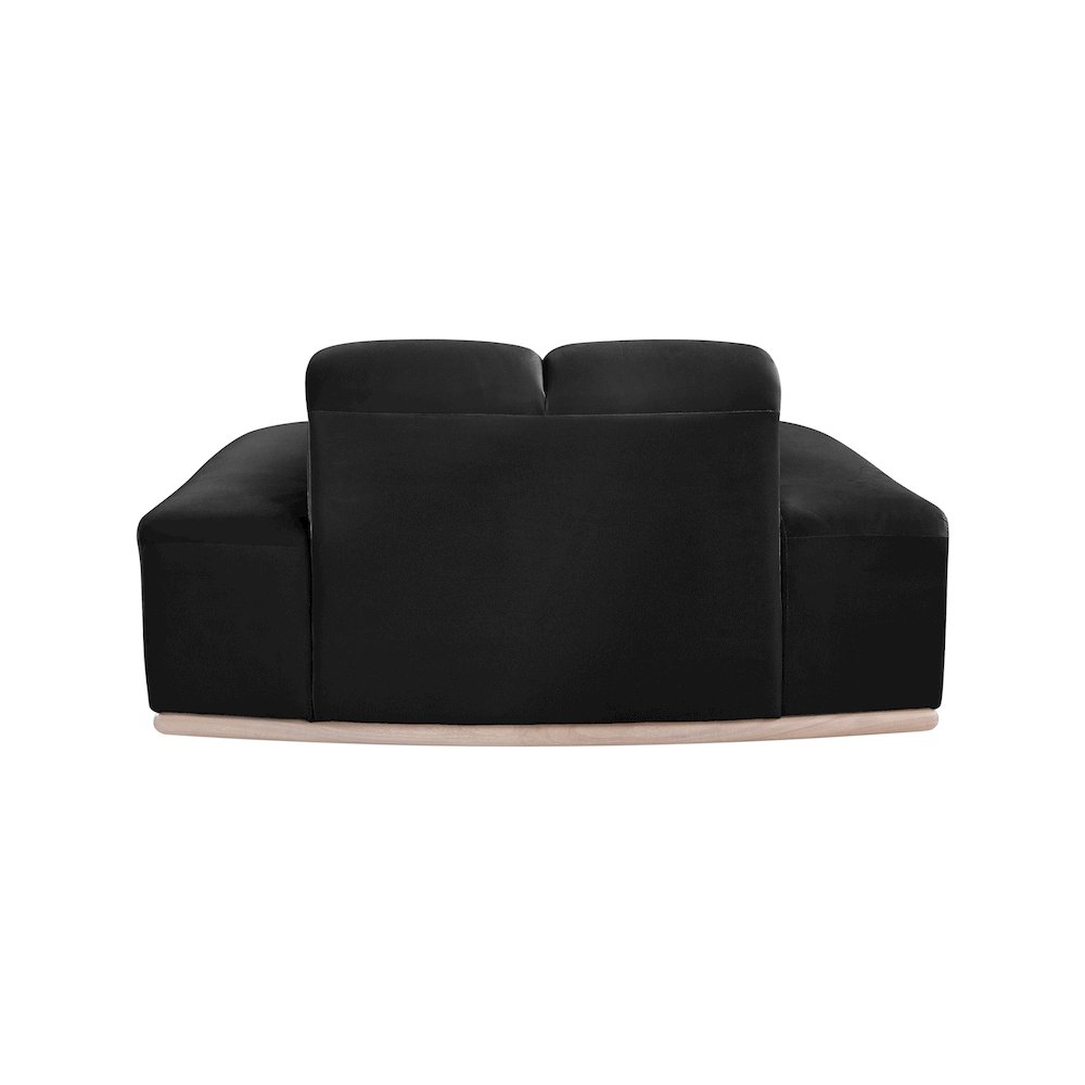 Jace Black Velvet Chair
