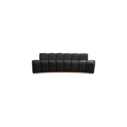 Jace Black Velvet Sofa