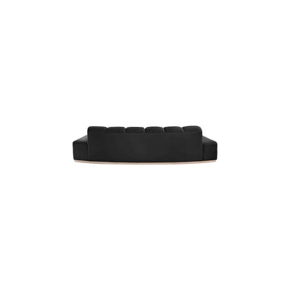 Jace Black Velvet Sofa