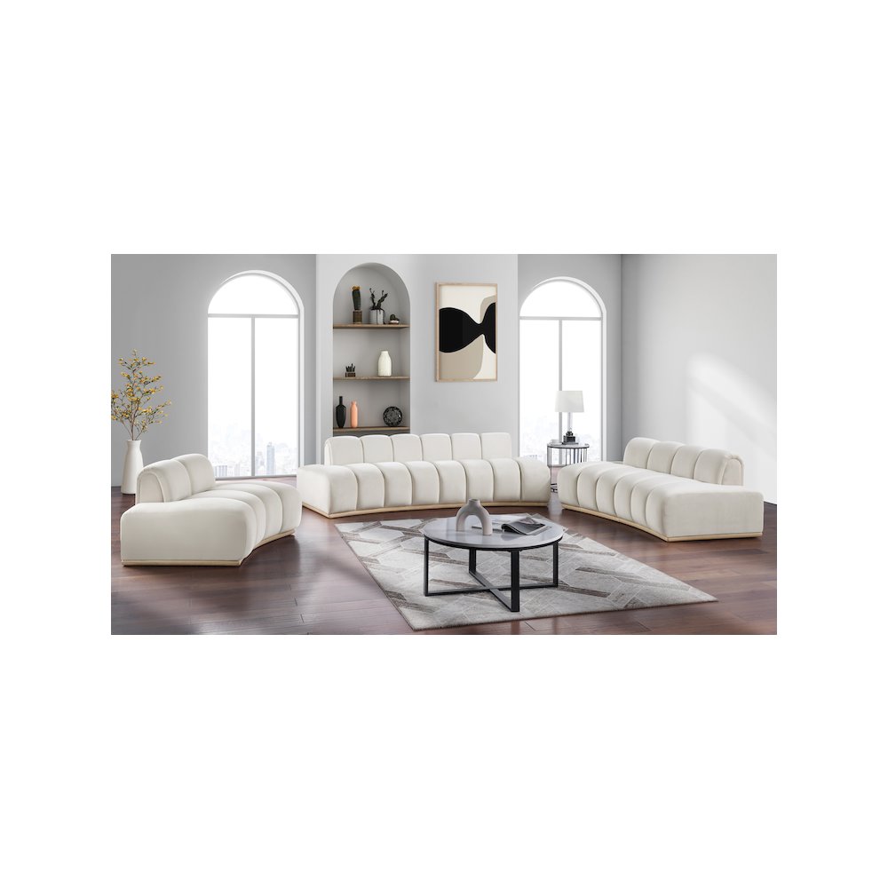 Jace Cream Velvet Chair