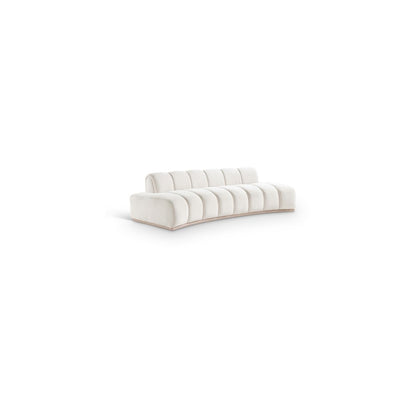 Jace Cream Velvet Sofa