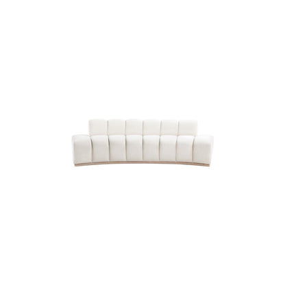 Jace Cream Velvet Sofa