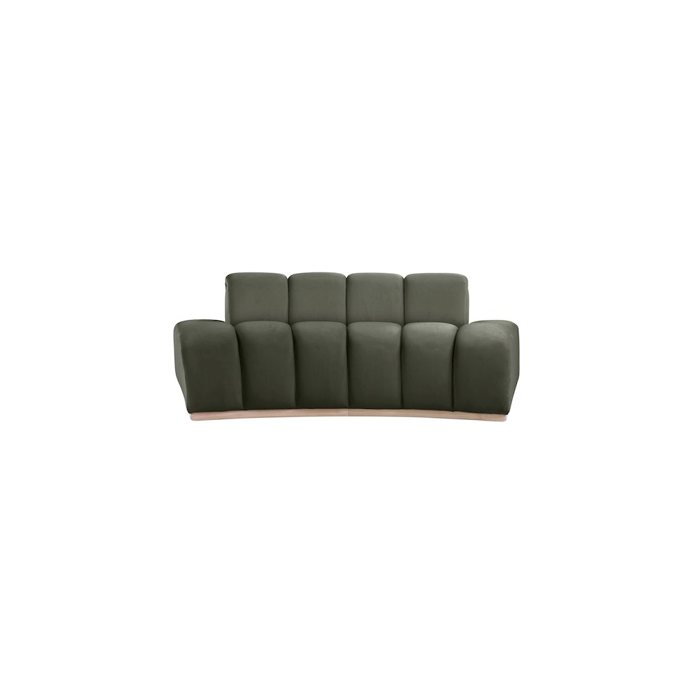 Jace Green Velvet Loveseat
