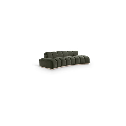 Jace Green Velvet Sofa