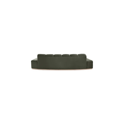 Jace Green Velvet Sofa