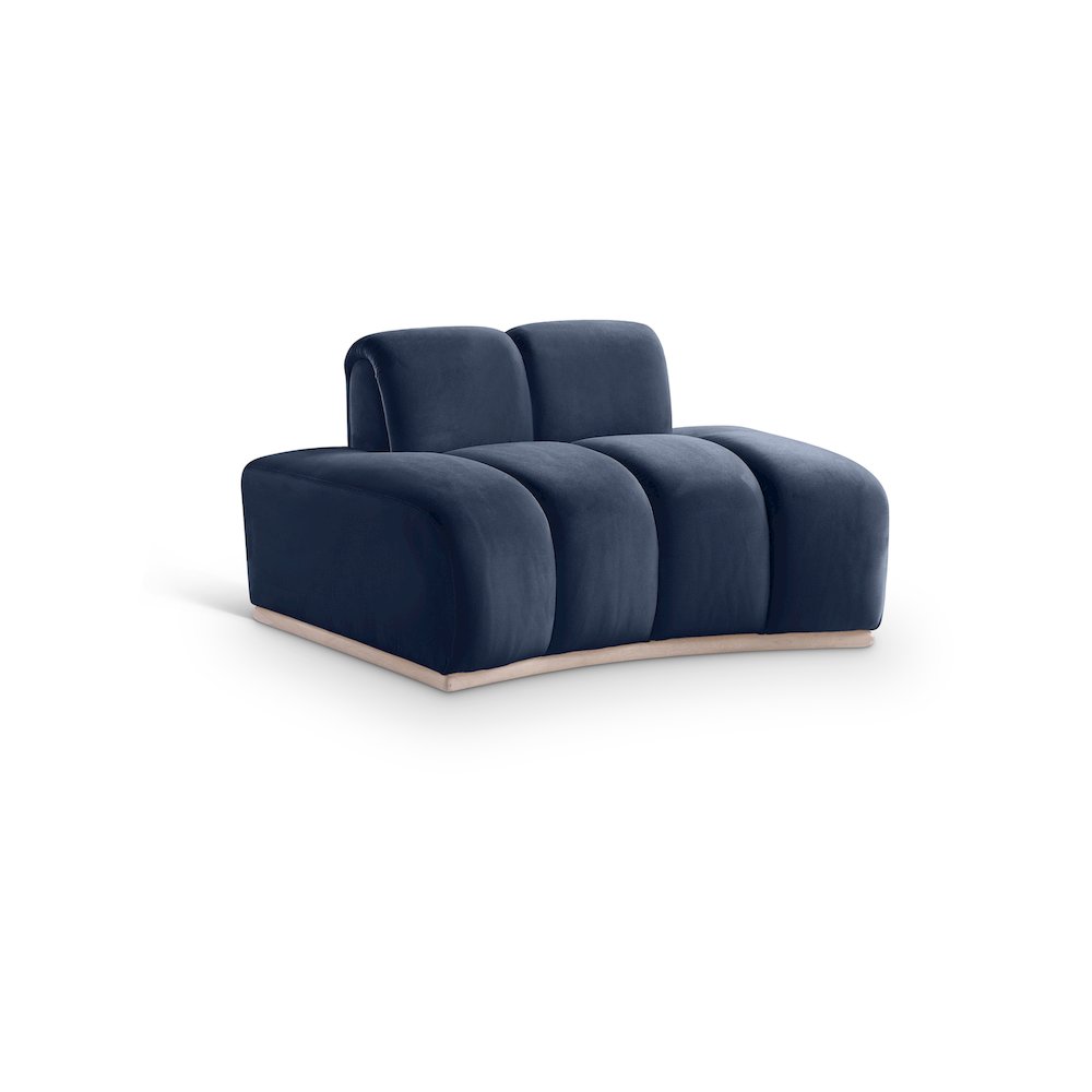 Jace Navy Velvet Chair
