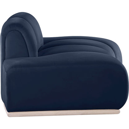 Jace Navy Velvet Chair