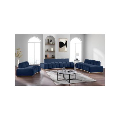 Jace Navy Velvet Chair