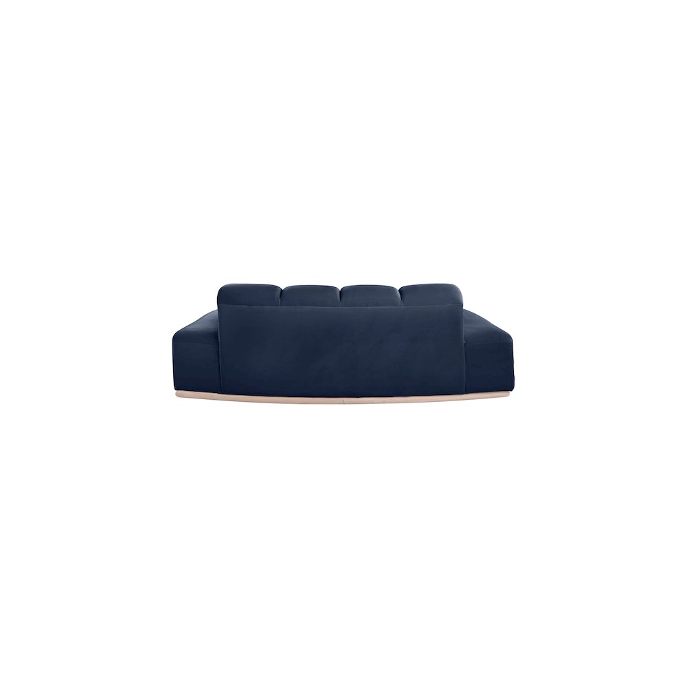 Jace Navy Velvet Loveseat