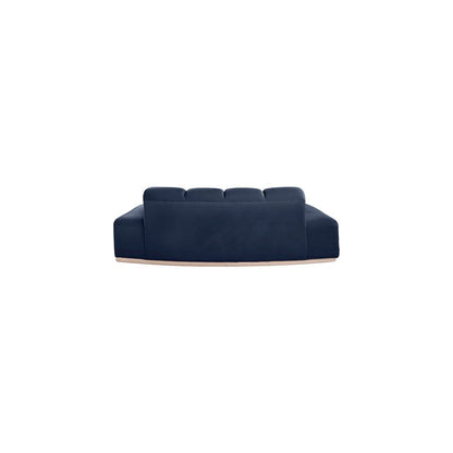 Jace Navy Velvet Loveseat