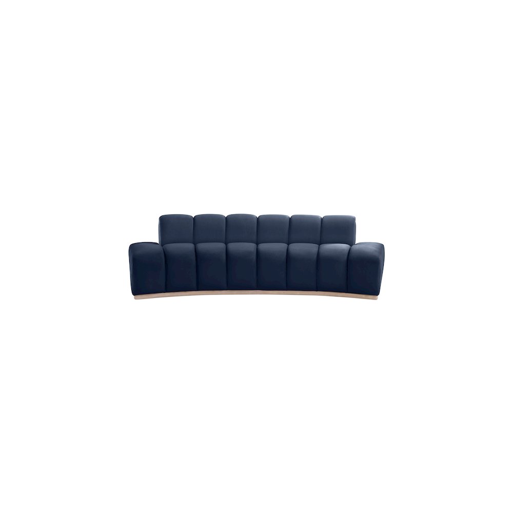 Jace Navy Velvet Sofa